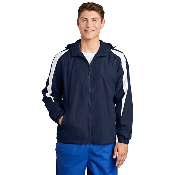 Sport-Tek® Fleece-Lined Colorblock Jacket - Sport-Tek® Fleece-Lined Colorblock Jacket - Image 2 of 3