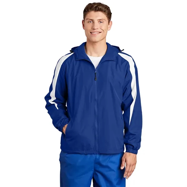 Sport-Tek® Fleece-Lined Colorblock Jacket - Sport-Tek® Fleece-Lined Colorblock Jacket - Image 3 of 3