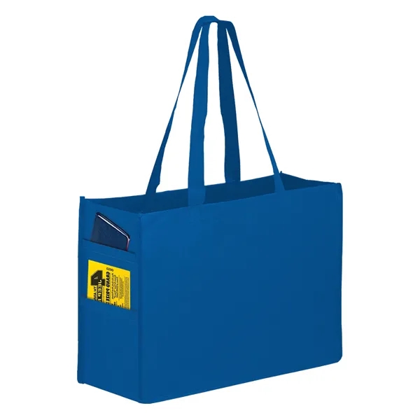 Recycled P.E.T. Non-Woven Tote Bag - Full Color - Recycled P.E.T. Non-Woven Tote Bag - Full Color - Image 6 of 11