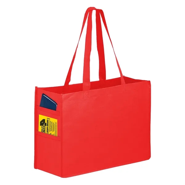 Recycled P.E.T. Non-Woven Tote Bag - Full Color - Recycled P.E.T. Non-Woven Tote Bag - Full Color - Image 7 of 11