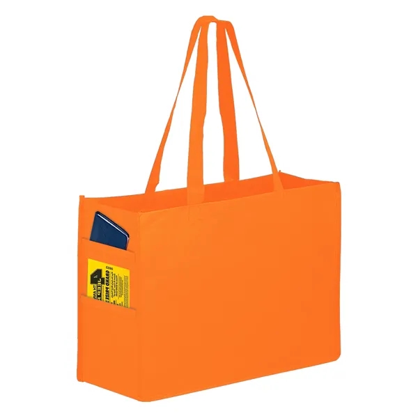 Recycled P.E.T. Non-Woven Tote Bag - Full Color - Recycled P.E.T. Non-Woven Tote Bag - Full Color - Image 8 of 11