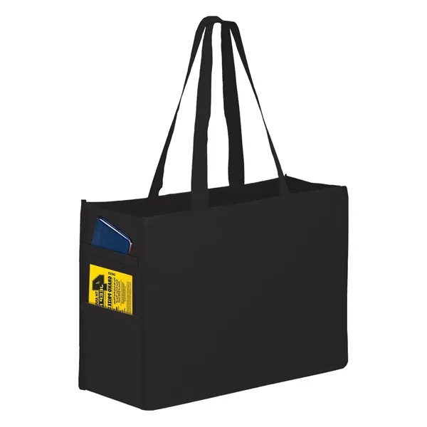 Recycled P.E.T. Non-Woven Tote Bag - Full Color - Recycled P.E.T. Non-Woven Tote Bag - Full Color - Image 11 of 11