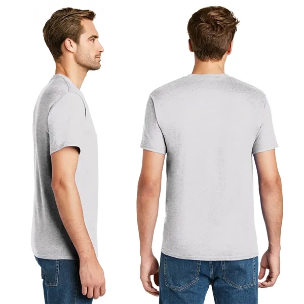 Hanes® - Authentic 100% Cotton T-Shirt with Pocket - Hanes® - Authentic 100% Cotton T-Shirt with Pocket - Image 1 of 10