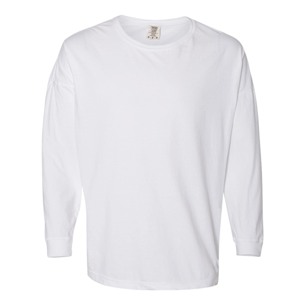 COLLUSION long sleeve T-shirt in burnout fabric in white