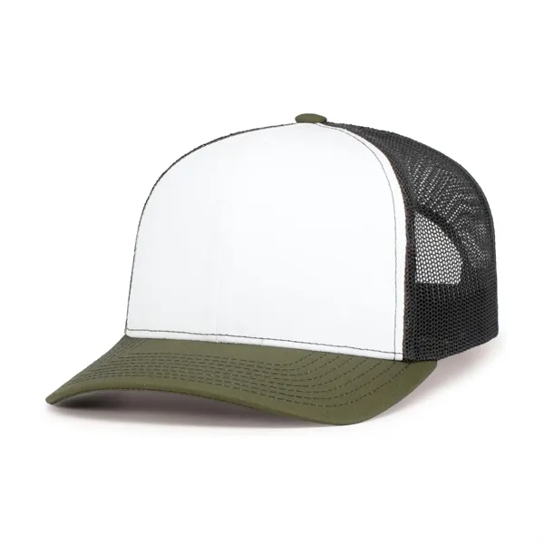 Contrast Stitch Trucker Snapback Cap - Contrast Stitch Trucker Snapback Cap - Image 1 of 27