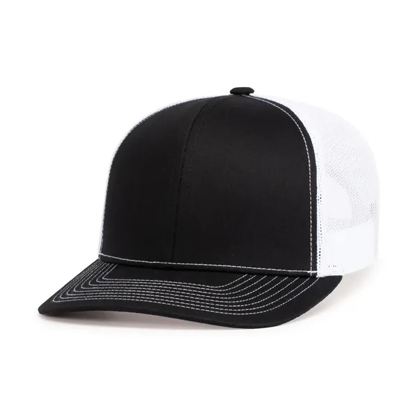 Contrast Stitch Trucker Snapback Cap - Contrast Stitch Trucker Snapback Cap - Image 3 of 27