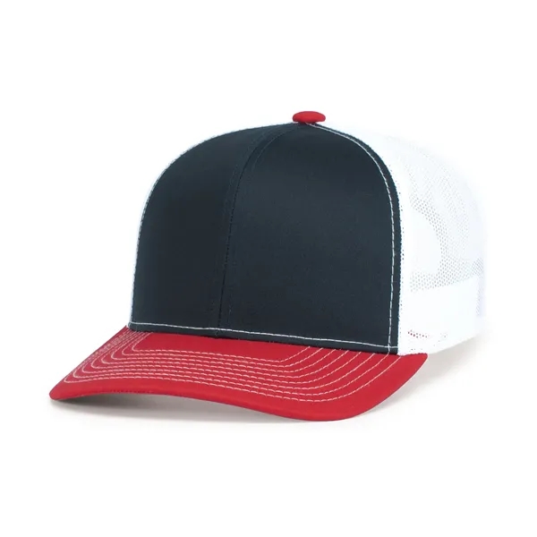 Contrast Stitch Trucker Snapback Cap - Contrast Stitch Trucker Snapback Cap - Image 4 of 27