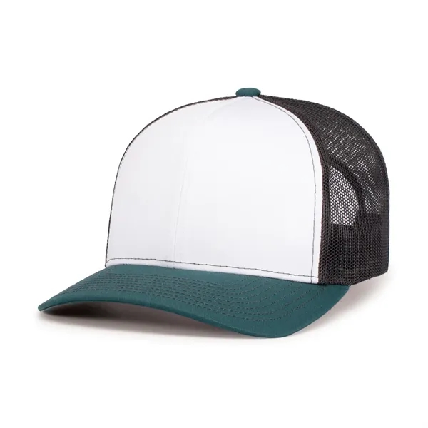 Contrast Stitch Trucker Snapback Cap - Contrast Stitch Trucker Snapback Cap - Image 7 of 27