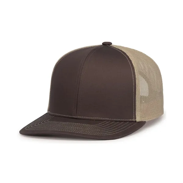 Contrast Stitch Trucker Snapback Cap - Contrast Stitch Trucker Snapback Cap - Image 11 of 27