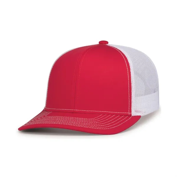 Contrast Stitch Trucker Snapback Cap - Contrast Stitch Trucker Snapback Cap - Image 14 of 27