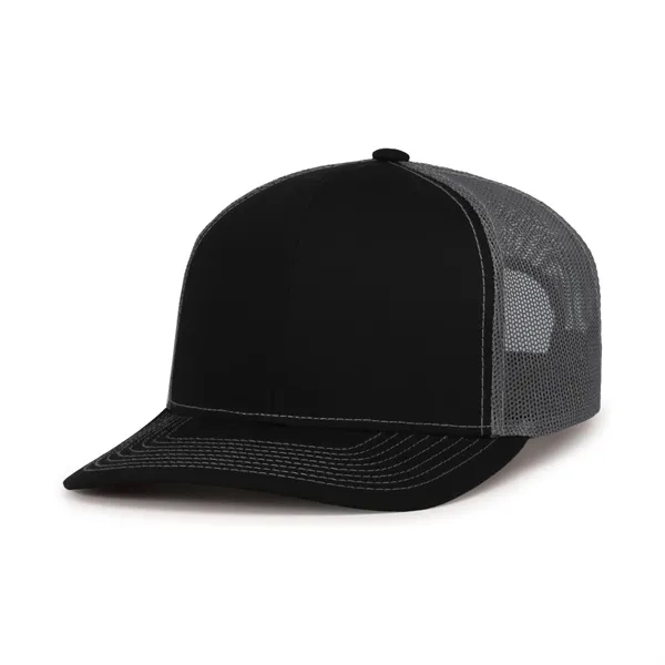 Contrast Stitch Trucker Snapback Cap - Contrast Stitch Trucker Snapback Cap - Image 16 of 27