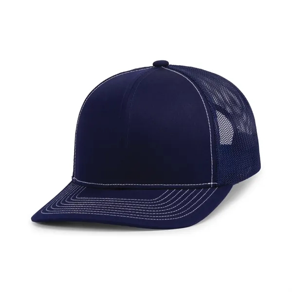 Contrast Stitch Trucker Snapback Cap - Contrast Stitch Trucker Snapback Cap - Image 20 of 27