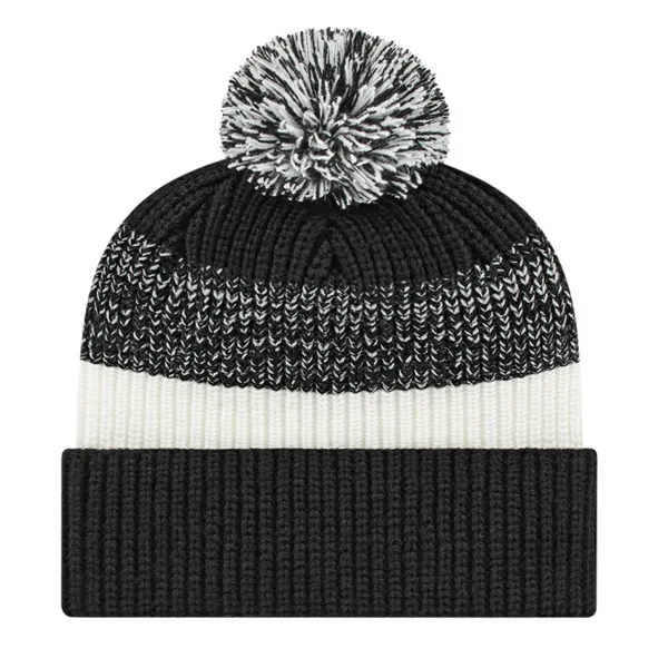 Custom Thick Ribbed Knit Cap with Cuff