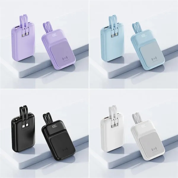 Magnetic Portable Charger with Cable - Magnetic Portable Charger with Cable - Image 2 of 2