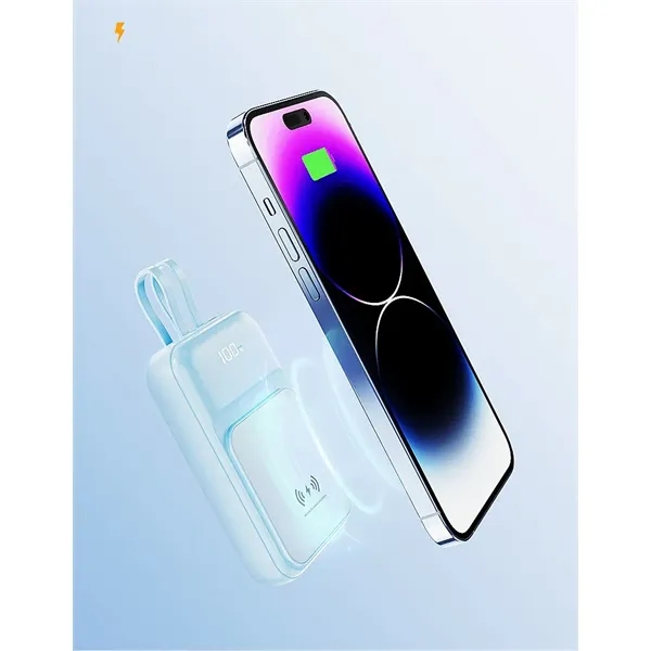 Magnetic Portable Charger with Cable - Magnetic Portable Charger with Cable - Image 1 of 2
