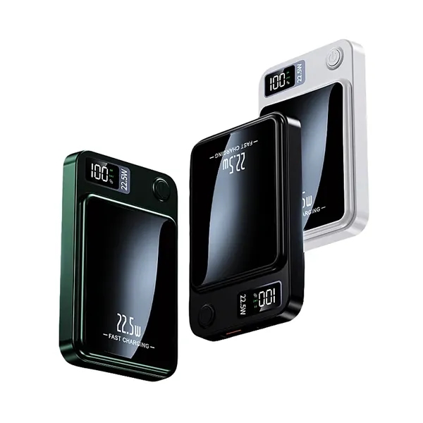 Magnetic Wireless Power Bank with Cable - Magnetic Wireless Power Bank with Cable - Image 1 of 2