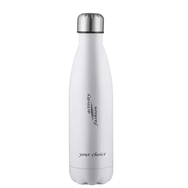 17 Oz. Stainless Insulated Water Vacuum Flask Coke Bottle - 17 Oz. Stainless Insulated Water Vacuum Flask Coke Bottle - Image 2 of 5