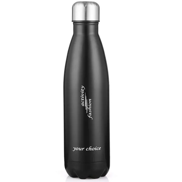 17 Oz. Stainless Insulated Water Vacuum Flask Coke Bottle - 17 Oz. Stainless Insulated Water Vacuum Flask Coke Bottle - Image 3 of 5