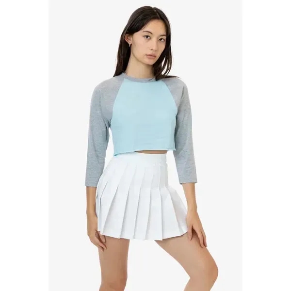 Women's Poly Cotton 3/4 Sleeve Raglan - Women's Poly Cotton 3/4 Sleeve Raglan - Image 5 of 5