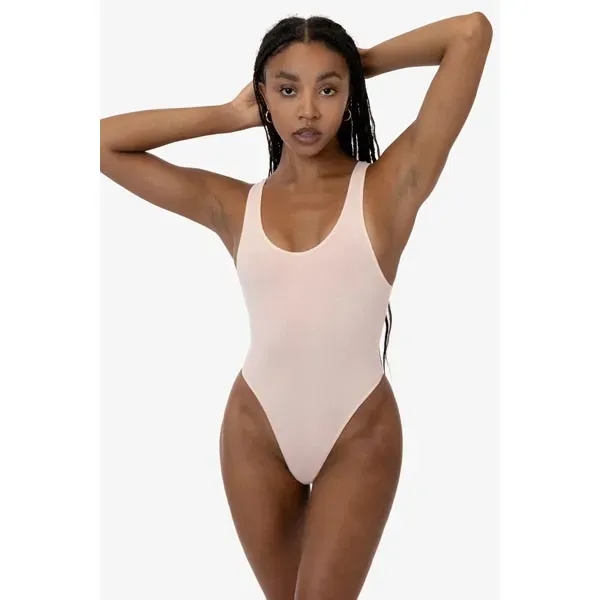 Women's Tank Thong Bodysuit - Women's Tank Thong Bodysuit - Image 4 of 15