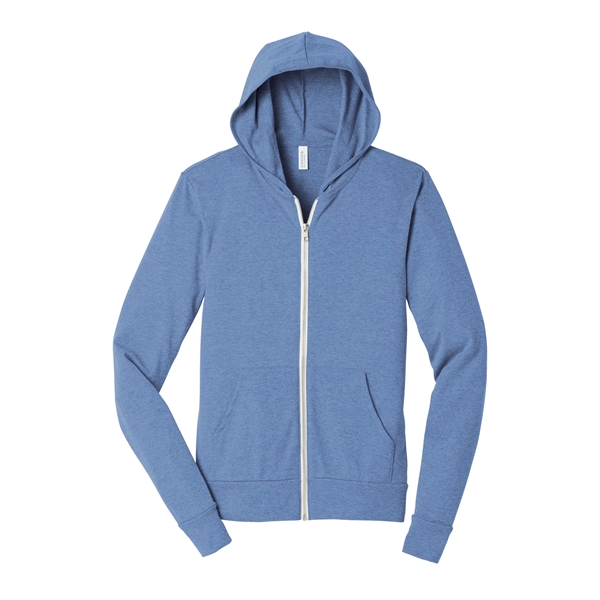 BELLA+CANVAS Unisex Triblend Full-Zip Lightweight Hoodie. - BELLA+CANVAS Unisex Triblend Full-Zip Lightweight Hoodie. - Image 1 of 33