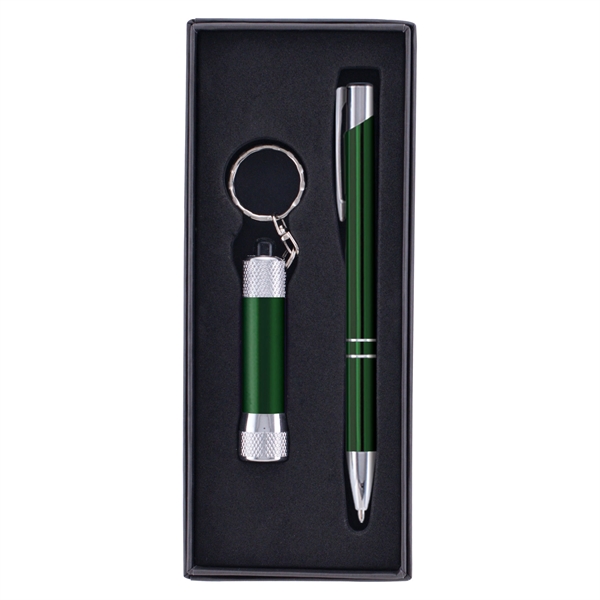 Tres-Chic/Chroma - Metal Pen & Flashlight Gift Set - Tres-Chic/Chroma - Metal Pen & Flashlight Gift Set - Image 3 of 6