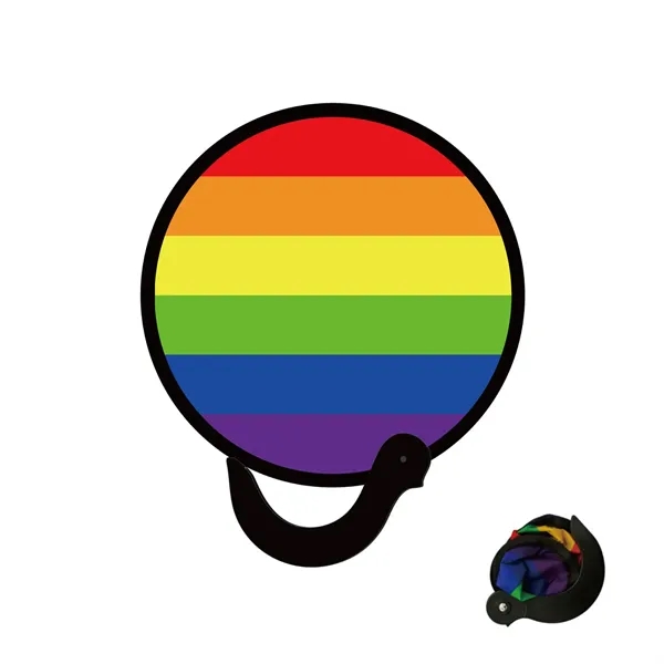 Rainbow Foldable Fan - Rainbow Foldable Fan - Image 2 of 3