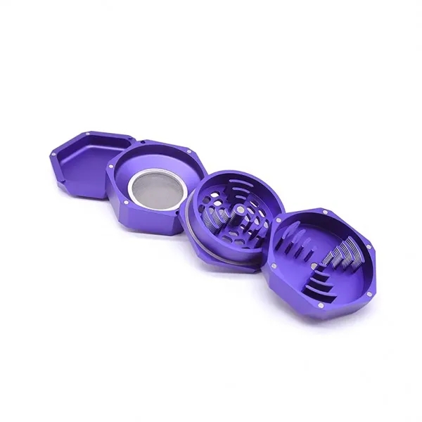 Portable spice and herb grinder with pollen trap - Portable spice and herb grinder with pollen trap - Image 1 of 3