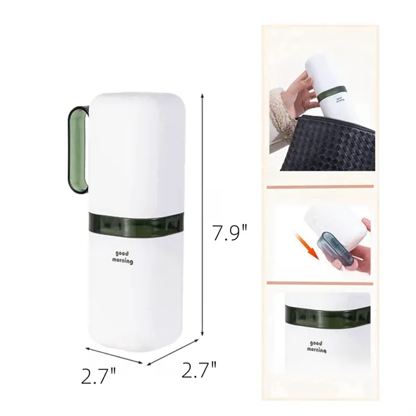 Portable Travel Toothbrush Case & Mug - Portable Travel Toothbrush Case & Mug - Image 1 of 4
