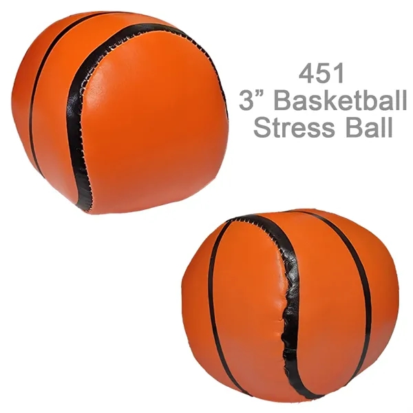 Popular 3" Basketball Stress Reliever Sports Ball - Popular 3" Basketball Stress Reliever Sports Ball - Image 1 of 1