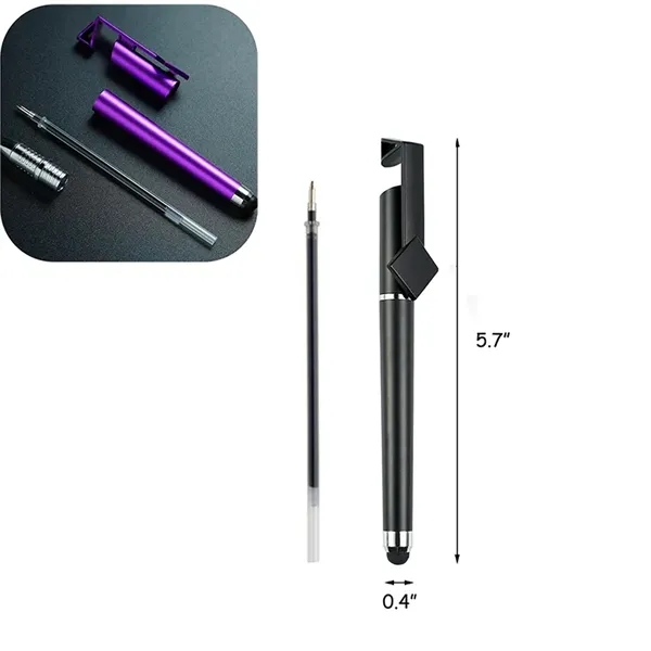 Multifunctional Touch Screen Stylus Phone Holder Pen - Multifunctional Touch Screen Stylus Phone Holder Pen - Image 1 of 2