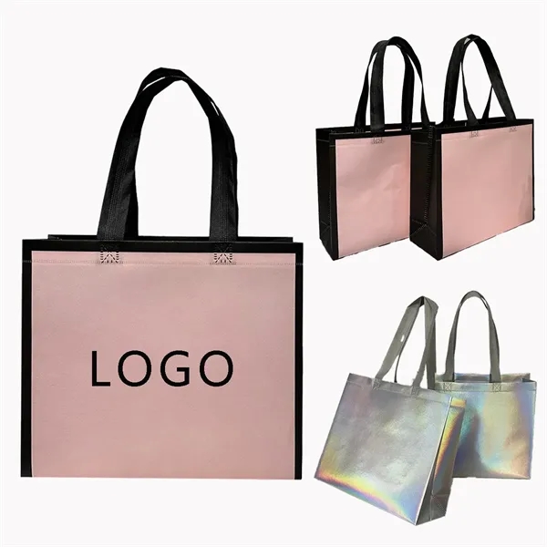 Laminated Shoulder Carry Non-woven Bag - Laminated Shoulder Carry Non-woven Bag - Image 0 of 1