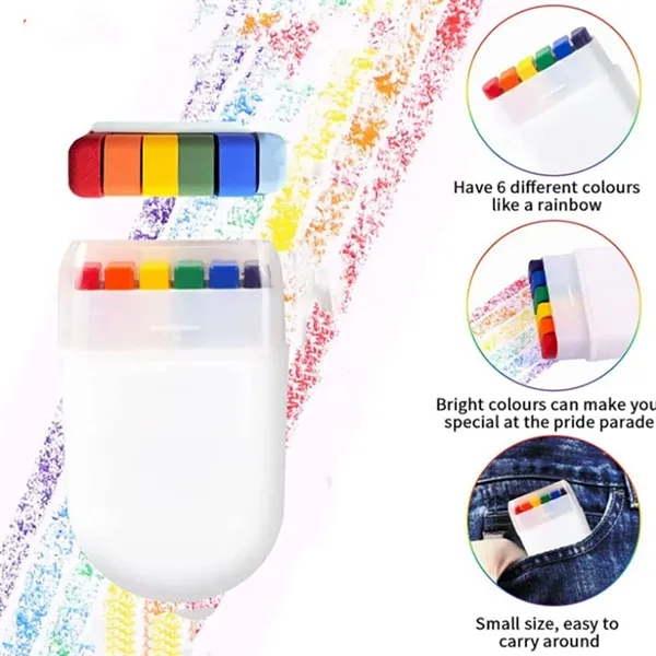 Rainbow Face Body Paint - Rainbow Face Body Paint - Image 1 of 4