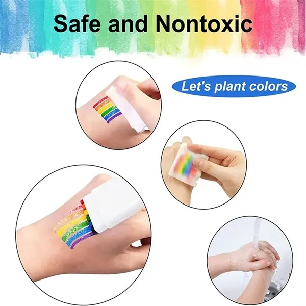 Rainbow Face Body Paint - Rainbow Face Body Paint - Image 3 of 4