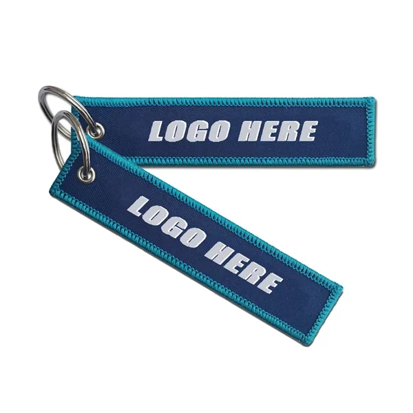 Double Sides Custom Embroidery Keychain - Double Sides Custom Embroidery Keychain - Image 0 of 1