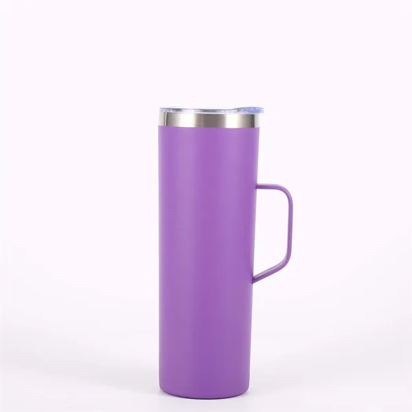 Stainless Steel Insulated Coffee Mug with Handle - Stainless Steel Insulated Coffee Mug with Handle - Image 5 of 5