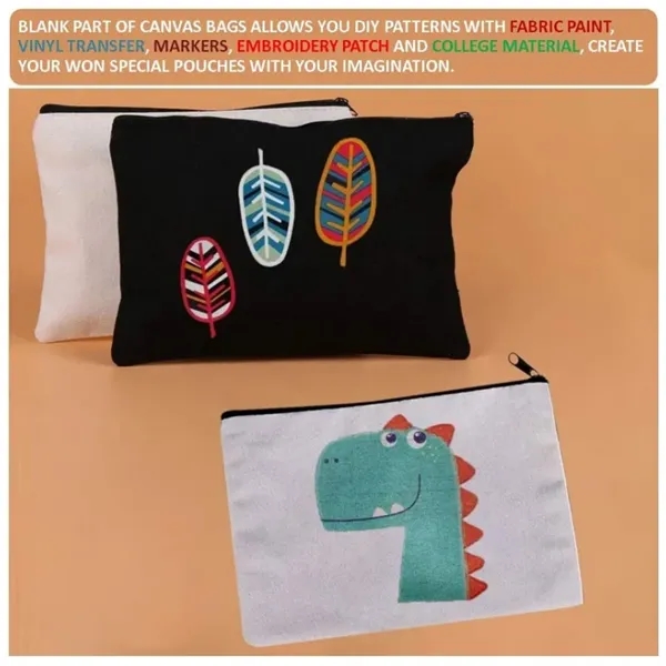 Canvas Pencil Case - Canvas Pencil Case - Image 2 of 3