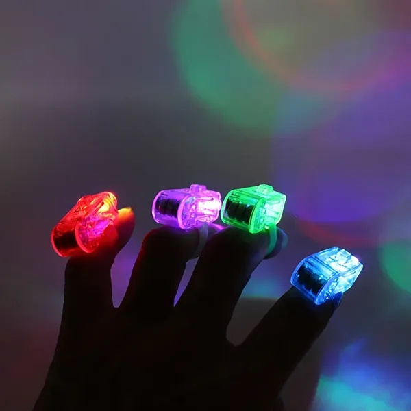 LED Light Up Finger Ring Toys - LED Light Up Finger Ring Toys - Image 1 of 9