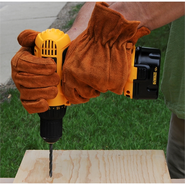 Heavy Duty Water Repellent Suede Leather Gloves - Heavy Duty Water Repellent Suede Leather Gloves - Image 1 of 7