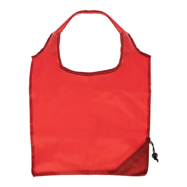 Capri - Foldaway Shopping Tote Bag - 210D Polyester - Capri - Foldaway Shopping Tote Bag - 210D Polyester - Image 9 of 9