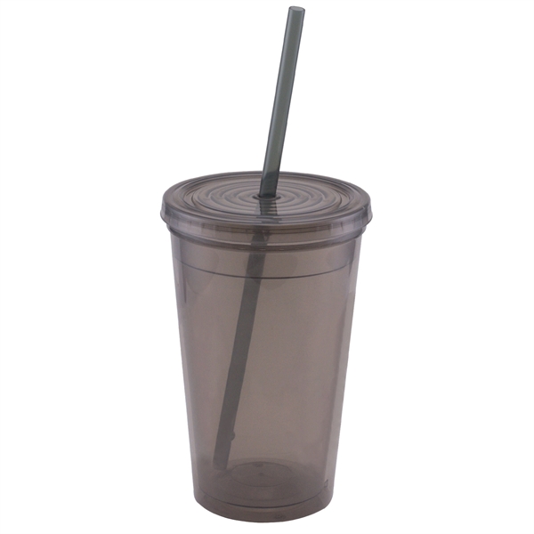 Explore - 16 Oz. Double Wall Tumbler Cup - Explore - 16 Oz. Double Wall Tumbler Cup - Image 3 of 12