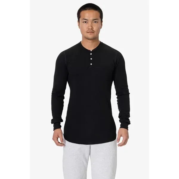 Men's Baby Thermal Henley - Men's Baby Thermal Henley - Image 3 of 3