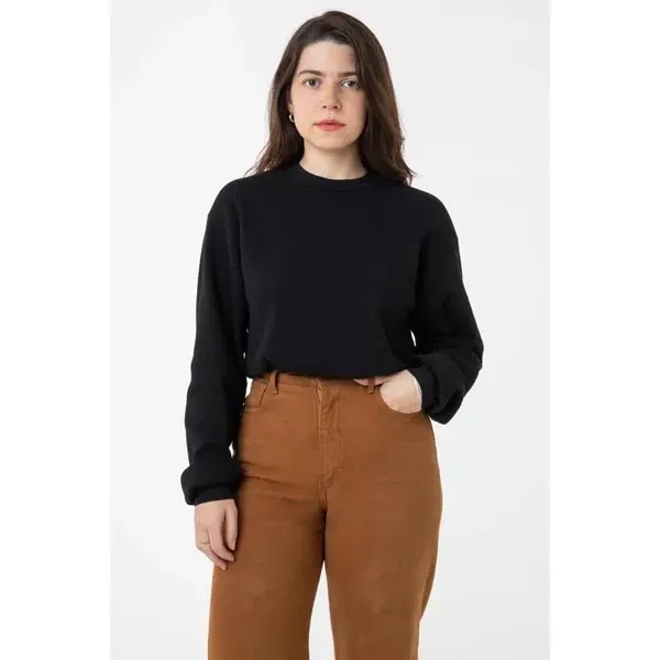 Unisex Heavy Thermal Crew Neck - Unisex Heavy Thermal Crew Neck - Image 2 of 9