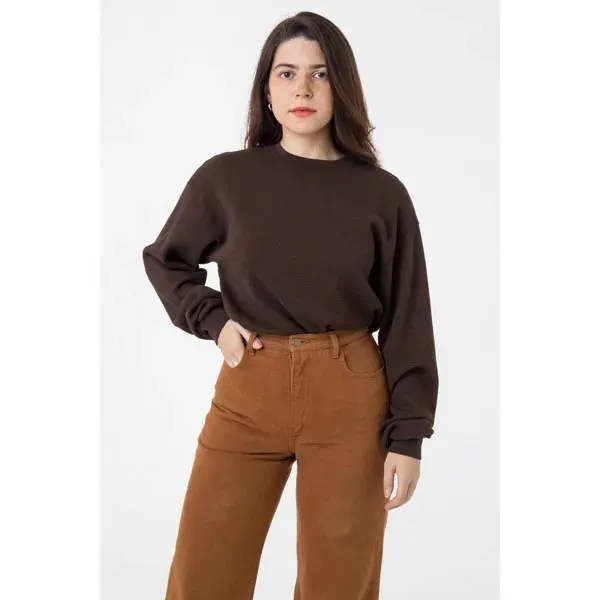 Unisex Heavy Thermal Crew Neck - Unisex Heavy Thermal Crew Neck - Image 6 of 9