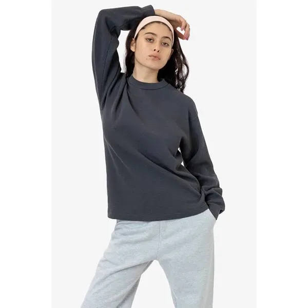 Unisex Heavy Thermal Crew Neck - Unisex Heavy Thermal Crew Neck - Image 9 of 9