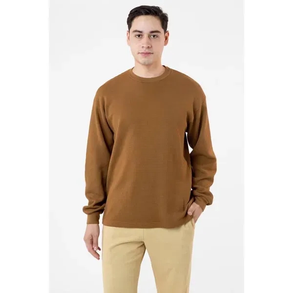 Men's Heavy Thermal Crew Neck - Men's Heavy Thermal Crew Neck - Image 4 of 6