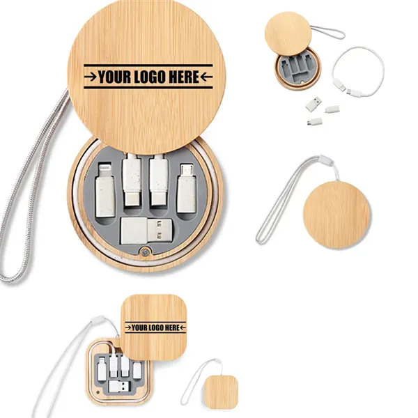 Bamboo Charging Cable Kit - Bamboo Charging Cable Kit - Image 0 of 4