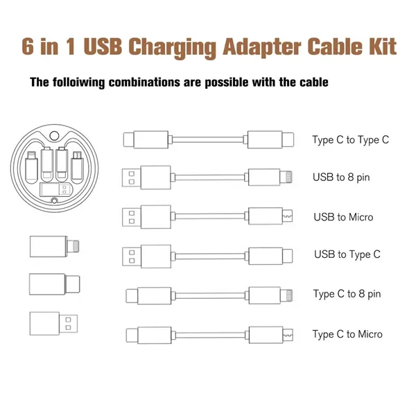 Bamboo Charging Cable Kit - Bamboo Charging Cable Kit - Image 2 of 4