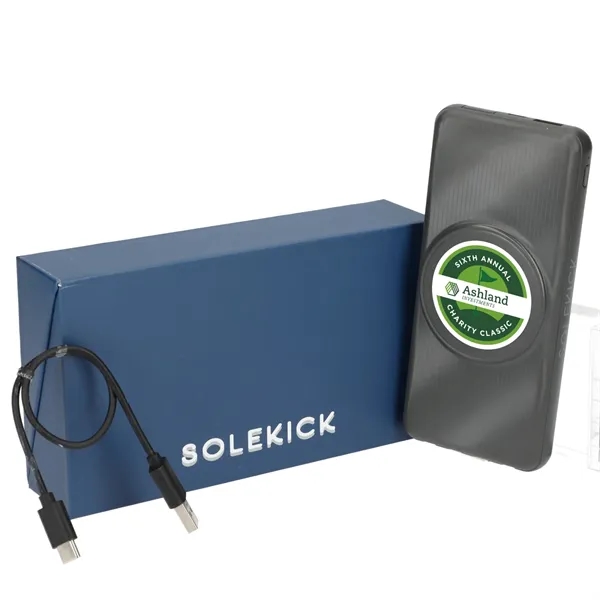 Solekick™ MagClick™ 10000 15W Wireless Power Bank - Solekick™ MagClick™ 10000 15W Wireless Power Bank - Image 1 of 1
