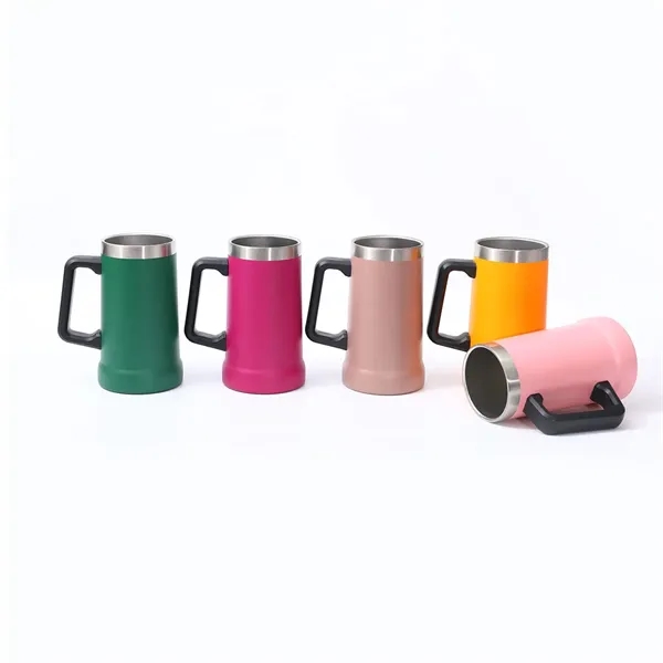 24 Oz Classic Stainless Steel Beer Stan - 24 Oz Classic Stainless Steel Beer Stan - Image 3 of 4